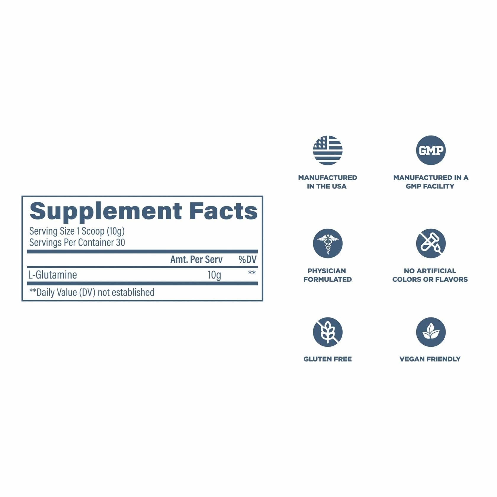 Revive MD L-Glutamine Powder, Unflavored, 30svgs
