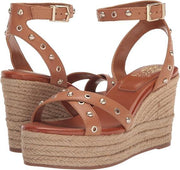 Vince Camuto Women's Feegella Espadrille Wedge Sandal, Golden Walnut, Size 9
