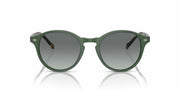Vogue Eyewear Men's VO5327S Round Sunglasses, Dusty Green/Gray Gradient, 48mm