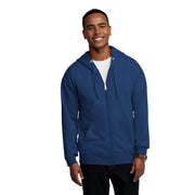 Fruit of the Loom Men's EverSoft Fleece Full Zip Hoodie Jacket - Mellow Blue, Size S