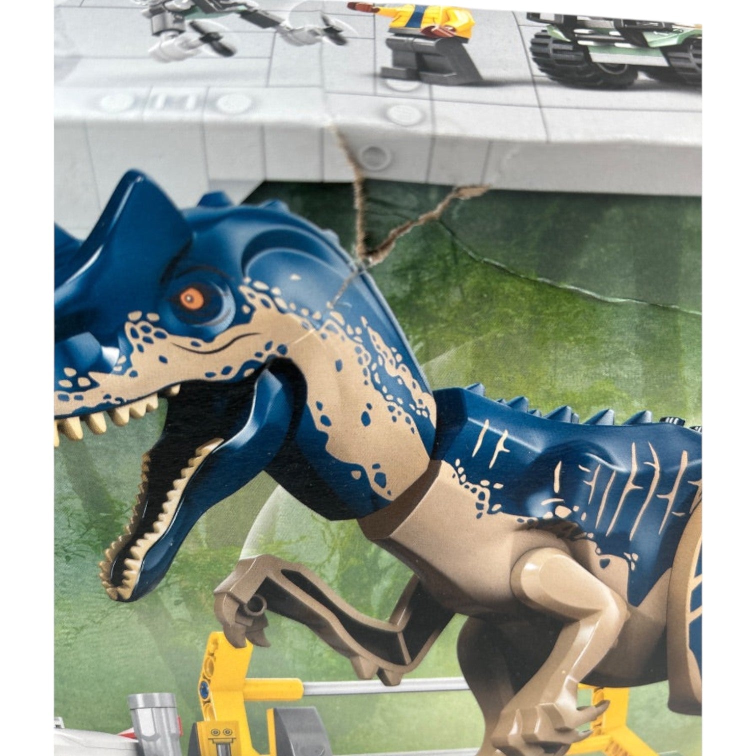 LEGO Jurassic World Dinosaur Missions: Allosaurus Transport Truck with Kenji, Darius and Yaz Minifigures, Jurassic World Dinosaur- Ages 8 and Up 76966