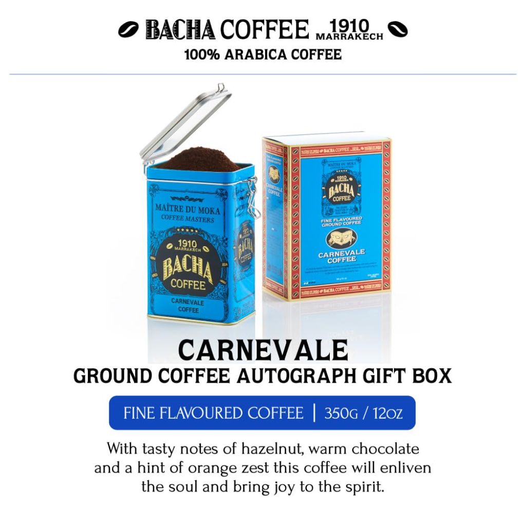 Bacha Coffee Autograph Collection Carnevale Medium Roast Fine Ground Coffee, 2 Pack