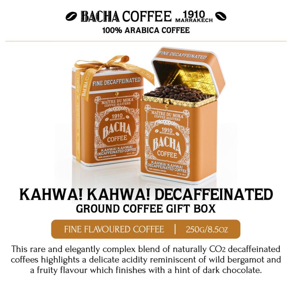 Bacha Coffee Signature Nomad Collection Kahwa! Kahwa! Fine Flavored Medium Dark Whole Bean Coffee, 250g