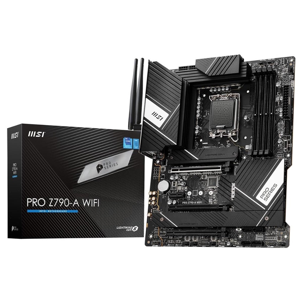 MSI Z790 GAMING PLUS WiFi 6E ATX LGA 1700 DDR5 Motherboard for 12th/13th/14th Gen Intel CPUs