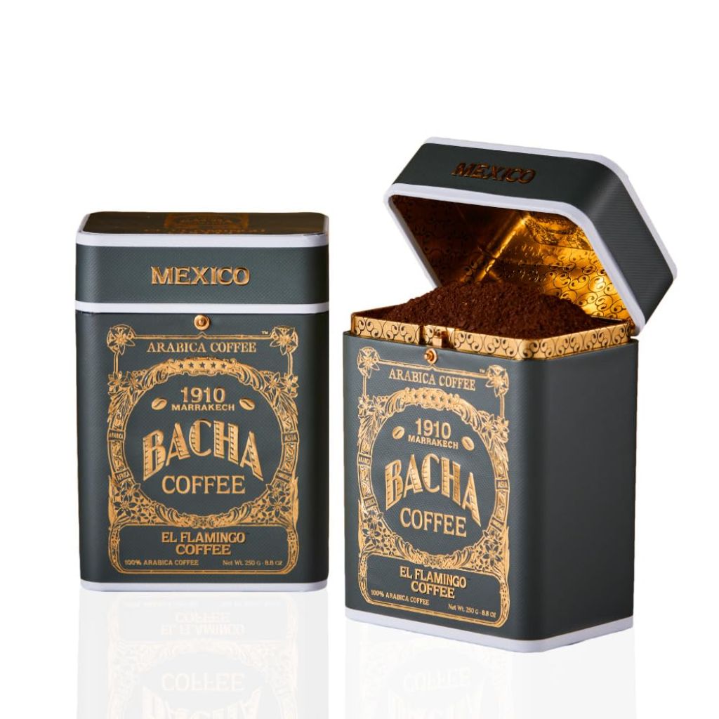 Bacha Coffee Signature Nomad Collection El Flamingo Single Origin Medium Roast Ground Coffee, 2 Pack