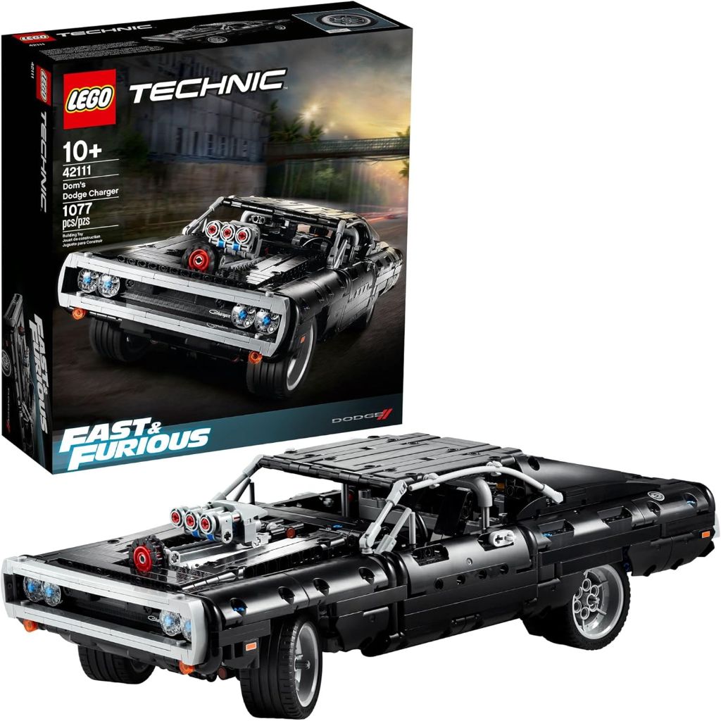 LEGO Technic Fast & Furious Dom's Dodge Charger Building Set, 42111 - Ages 10+ *Damaged Box*