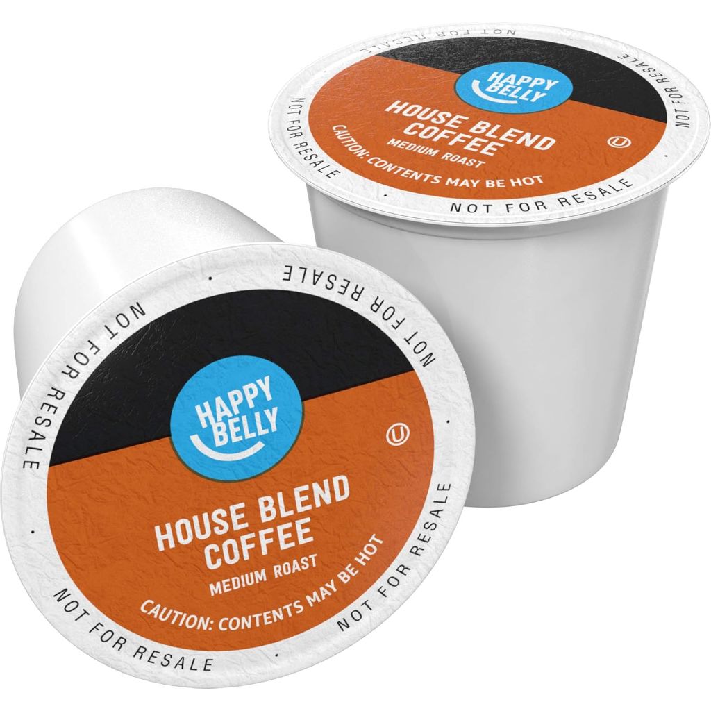 Happy Belly House Blend Medium Roast Keurig K-Cup Coffee Pods, 100 Count