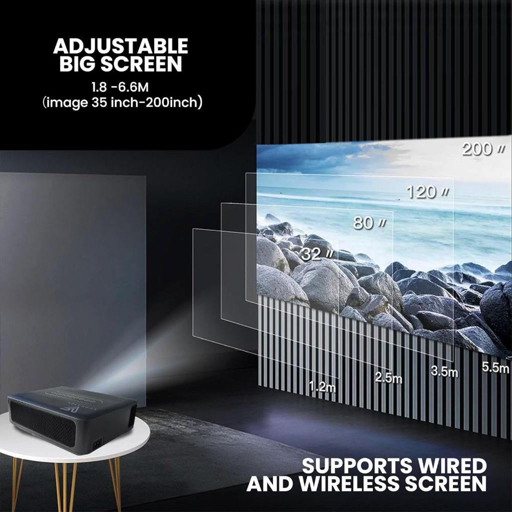 Verratek Vision Cinema P8 Plus Ultra LED 8K Digital Projector - Space Gray
