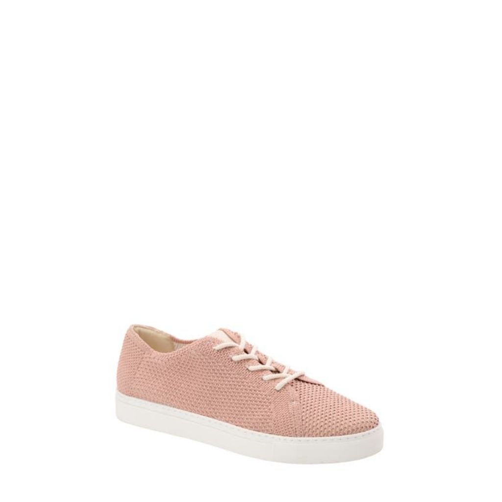 Nisolo Women's Kickaround Sneaker, Breathable Lightweight, Dusty Rose - Size 7.5