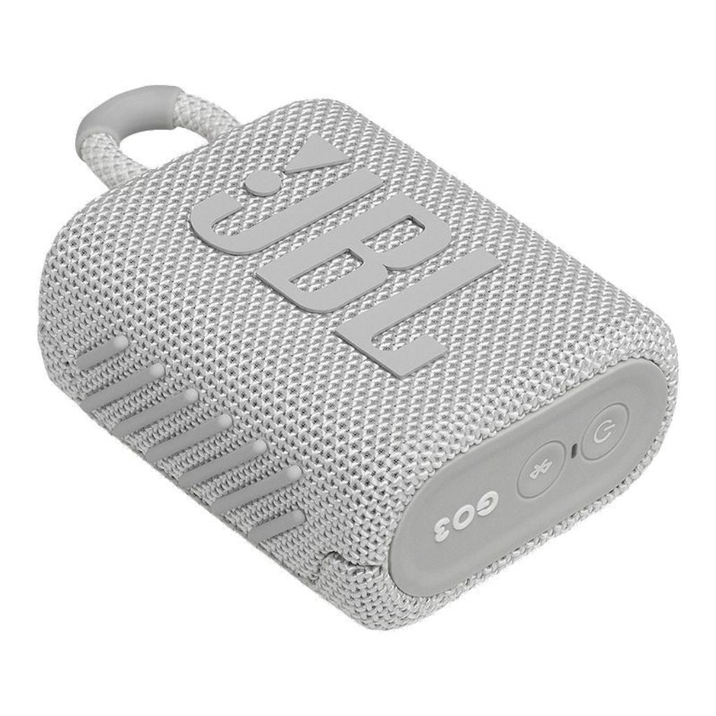 JBL Go 3 - Portable Bluetooth Speaker - White