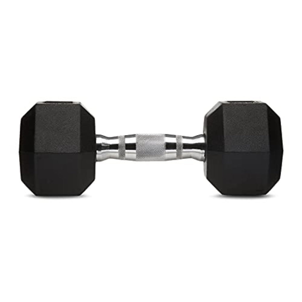 Amazon Basics Rubber Hex Dumbbell Weight - 10lbs. (Single Weight)