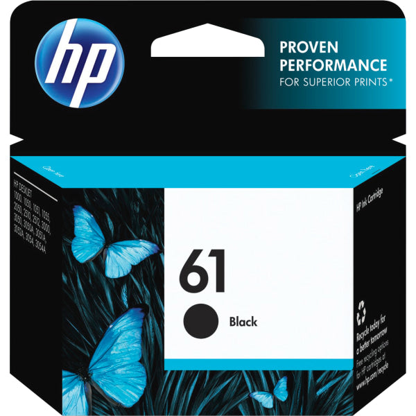 HP 61 Standard Yield Ink Cartridge - Black (CH561WN)