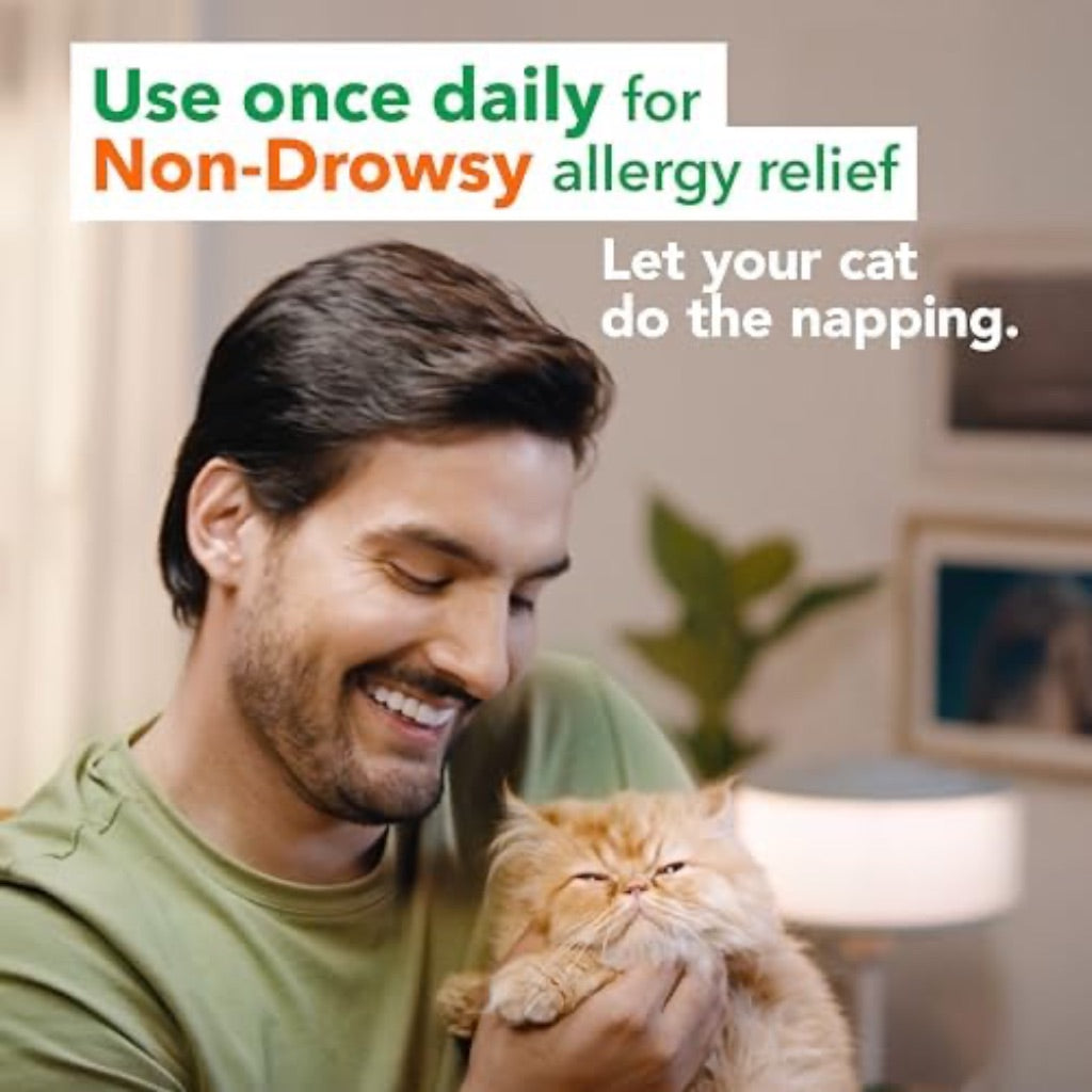 Flonase Allergy Relief Nasal Spray, 24-Hour Non-Drowsy Multi-Symptom Relief 144 Sprays (Pack of 2) plus Bonus Pack of Tissues