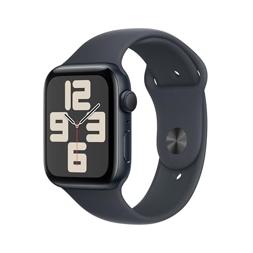 Apple Watch SE GPS (2nd Gen/2024) 44mm Midnight Aluminum Case with Midnight Sport Band - M/L