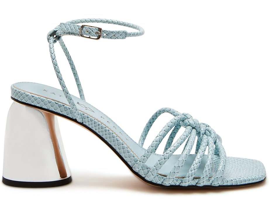 Katy Perry Women's The Timmer Knotted Heeled Sandal - Tranquil Blue, Size 7