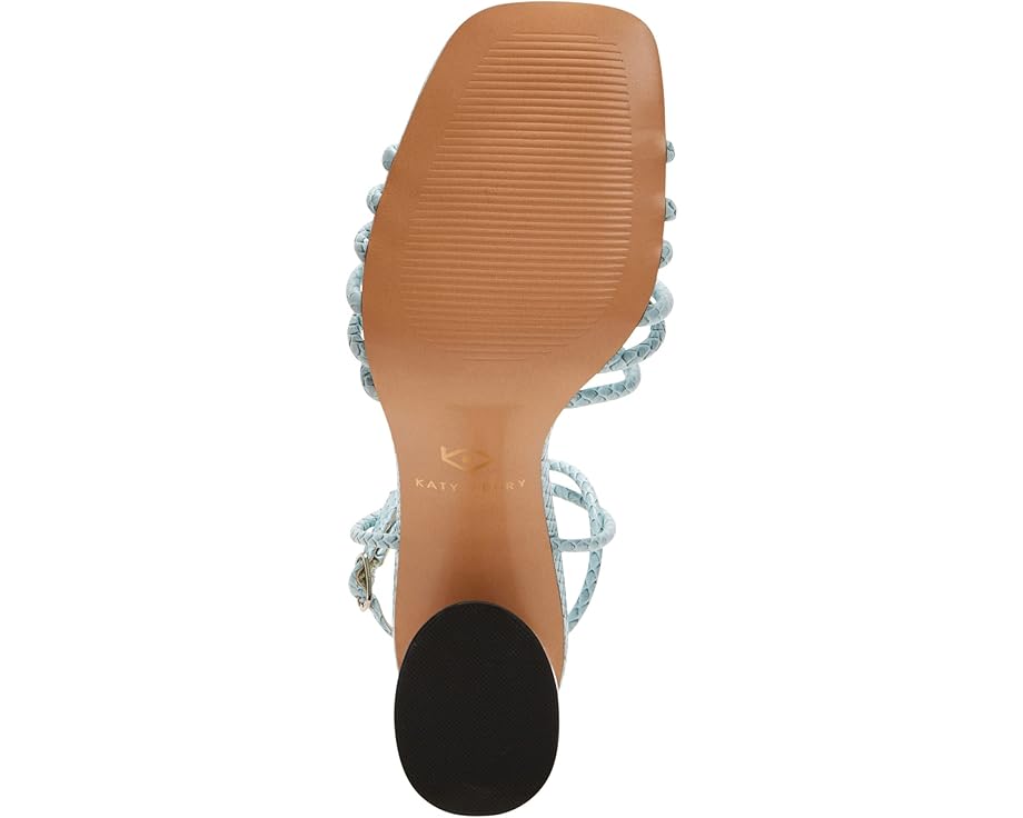 Katy Perry Women's The Timmer Knotted Heeled Sandal - Tranquil Blue, Size 7