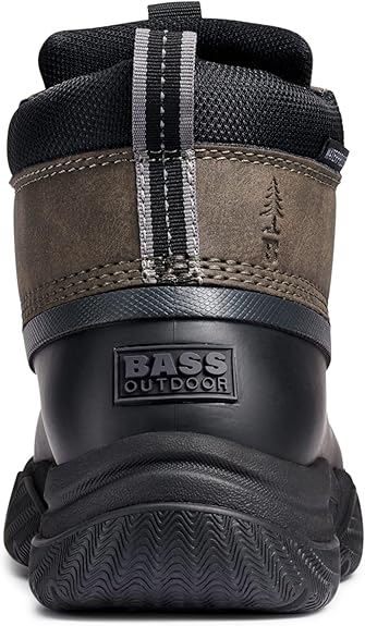 BASS OUTDOOR Women's Field Duck Hiking Boot - Gray/Black, Size 7