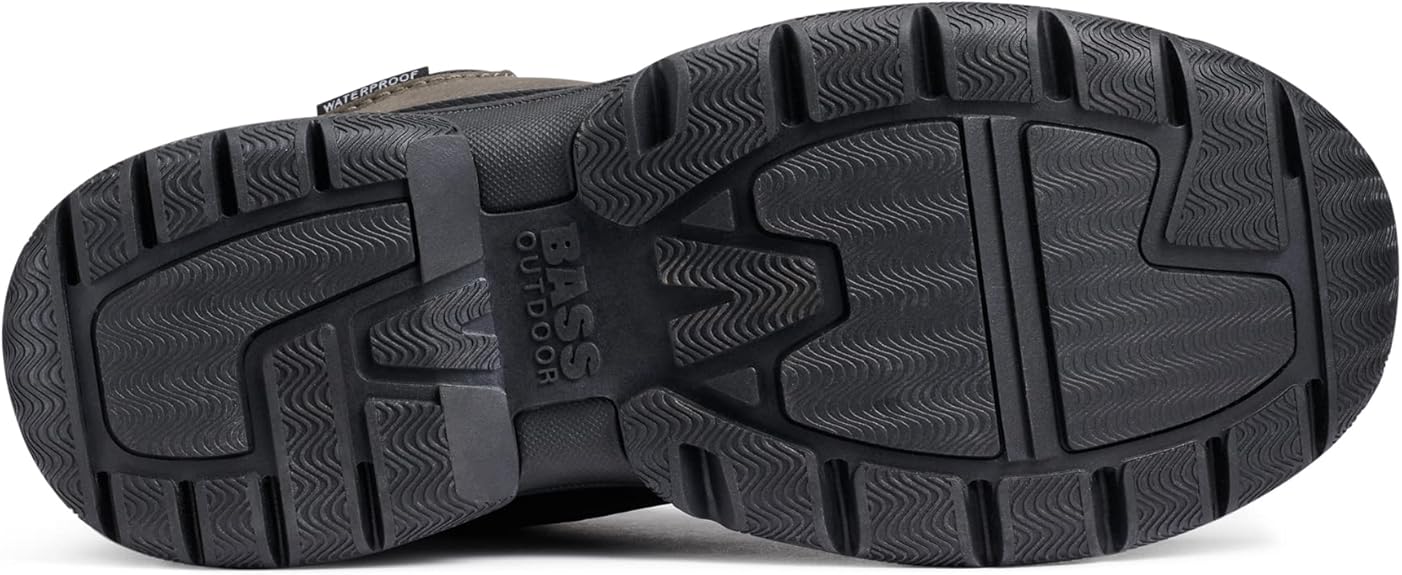 BASS OUTDOOR Women's Field Duck Hiking Boot - Gray/Black, Size 7