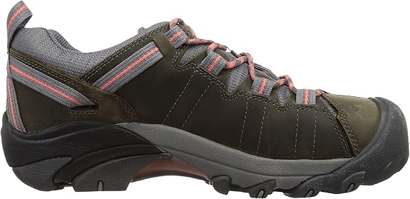 KEEN Women's Targhee II Waterproof Hiking Boots - Magnet/Coral, Size 6.5