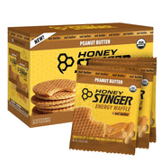 Honey Stinger Organic Energy Waffle, Peanut Butter - 16ct