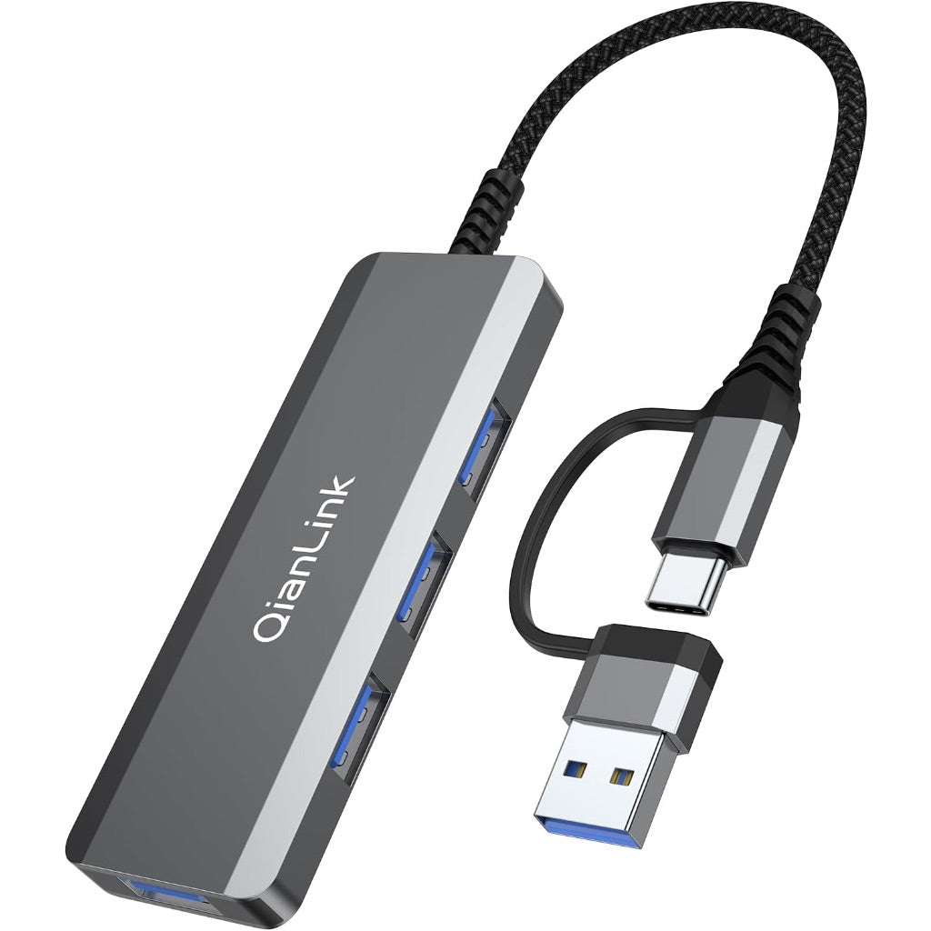 USB-C to USB Adaptor Hub with 4 Ports