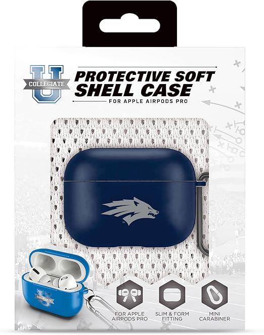 SOAR NCAA Protective Soft Shell AirPods Pro Case - Nevada Wolf Pack