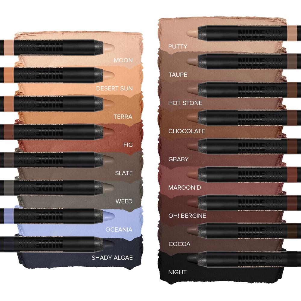 NUDESTIX Magnetic Matte Eye Pencil - Matte Finish, 0.10oz - Desert Sun