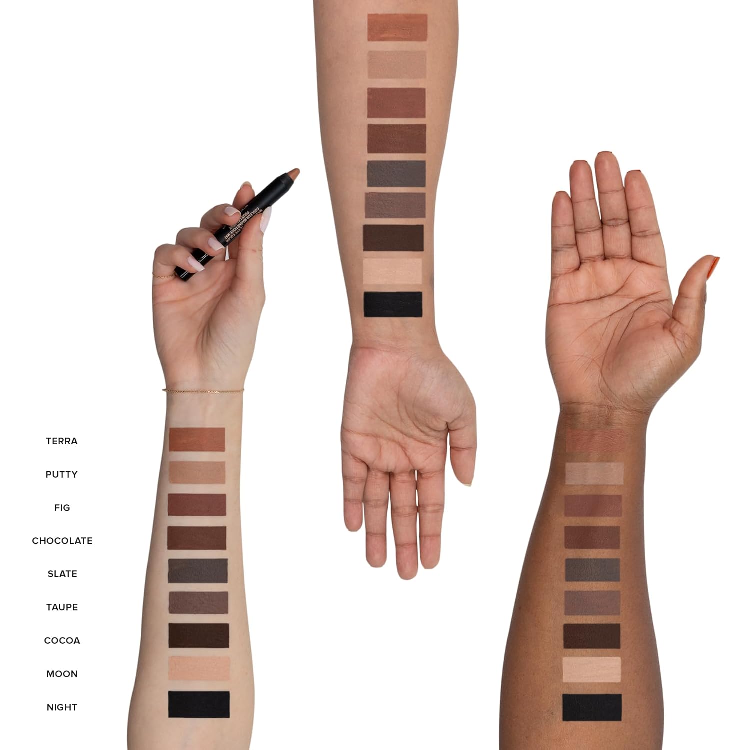 NUDESTIX Magnetic Matte Eye Pencil - Matte Finish, 0.10oz - Putty