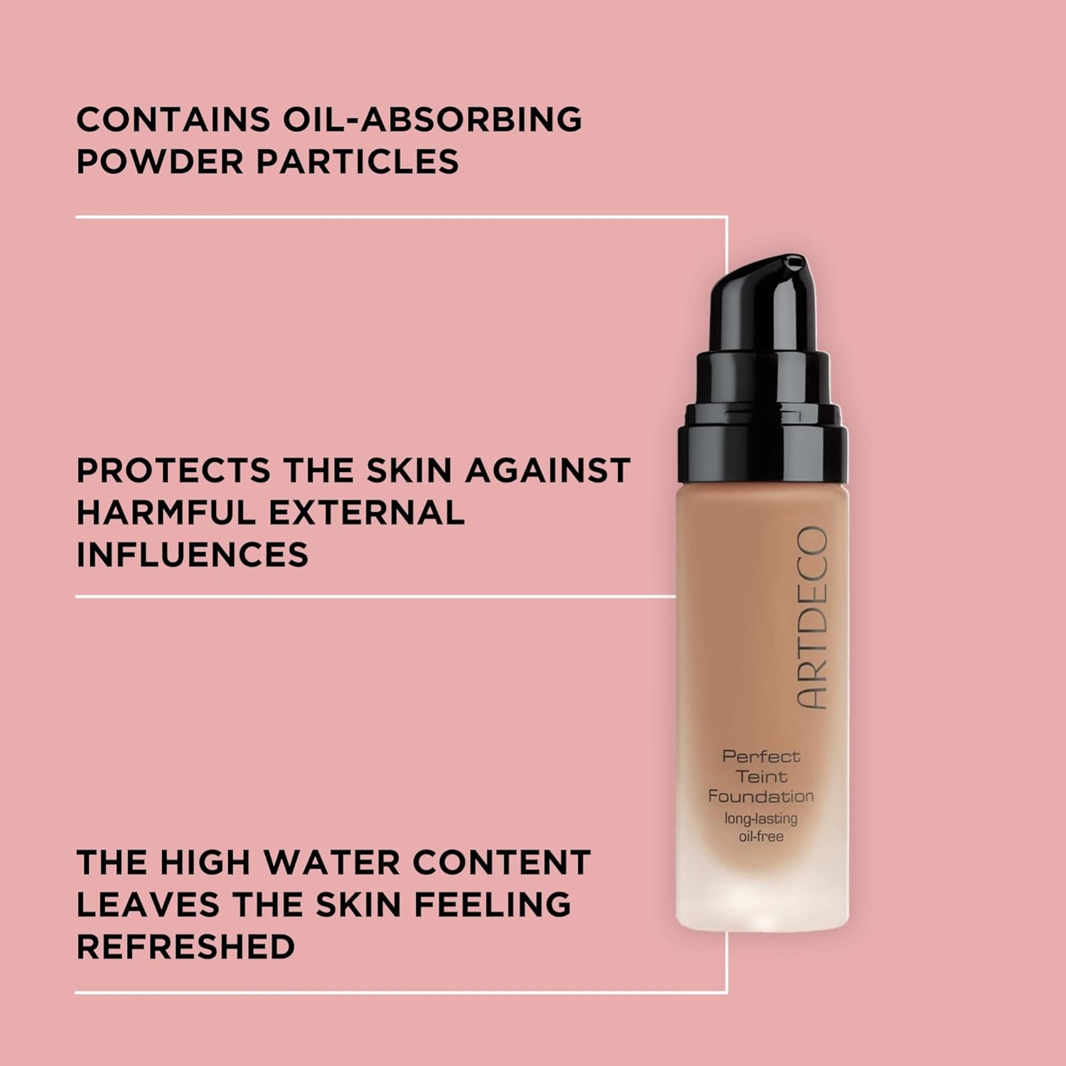 ArtDeco Perfect Teint Lightweight Liquid Foundation, 85 Warm Butter Pecan