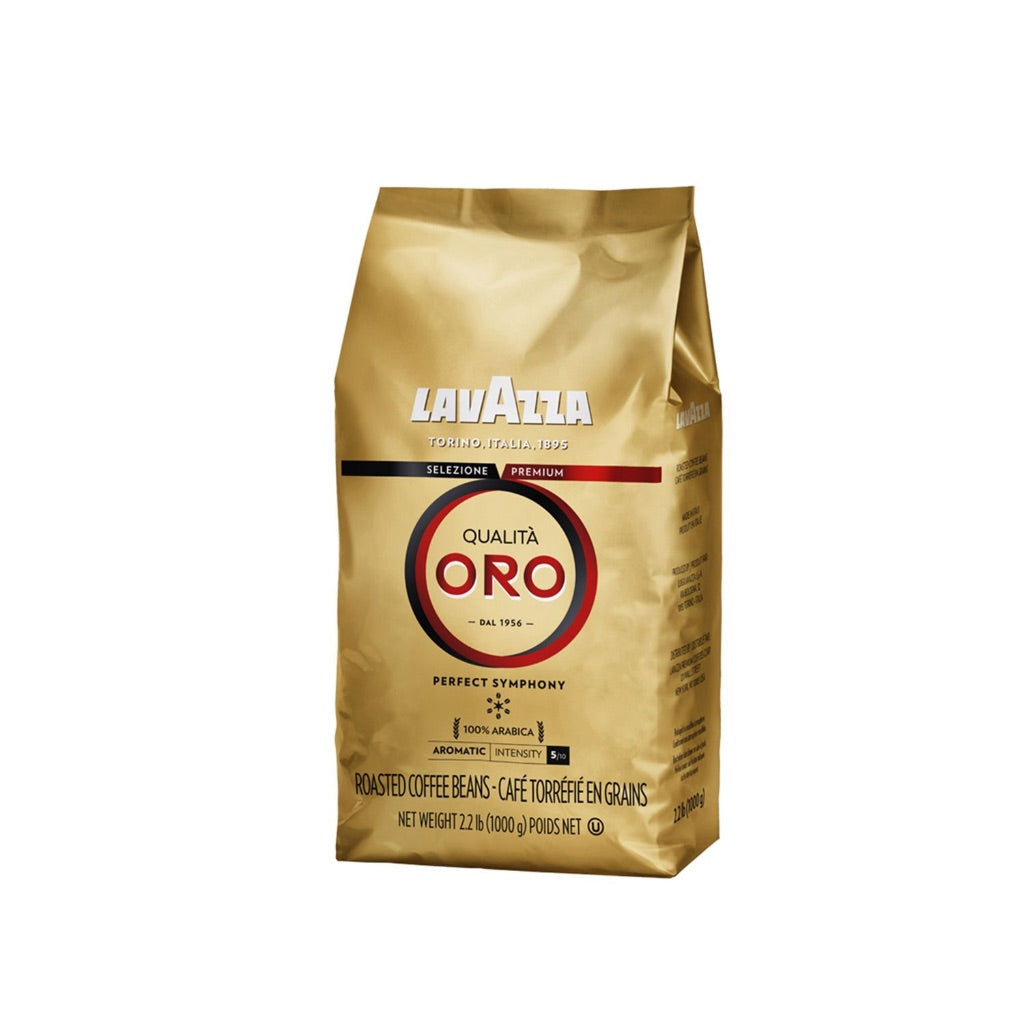 Lavazza Qualita Oro Medium Roast Whole Bean Coffee, 35oz.