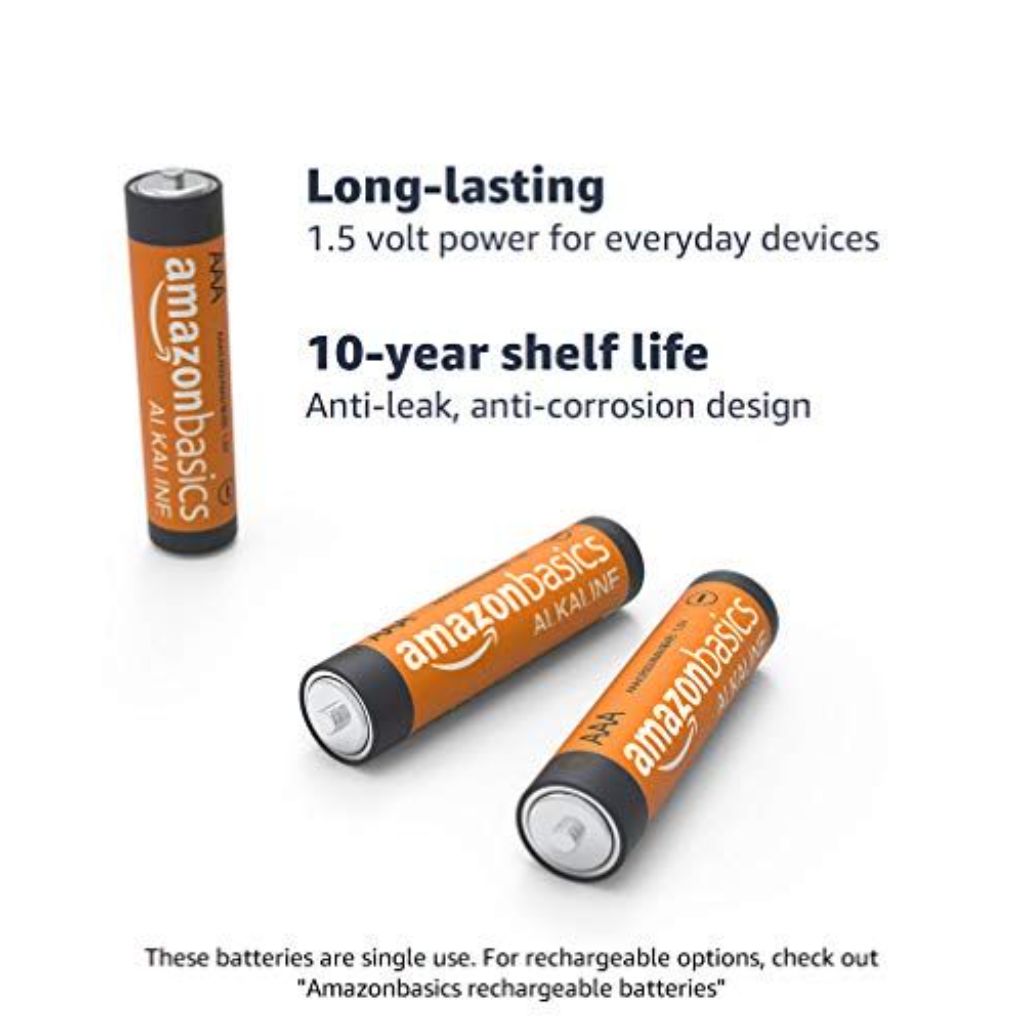 Amazon Basics High-Performance Alkaline Batteries - AAA - 36 Pack