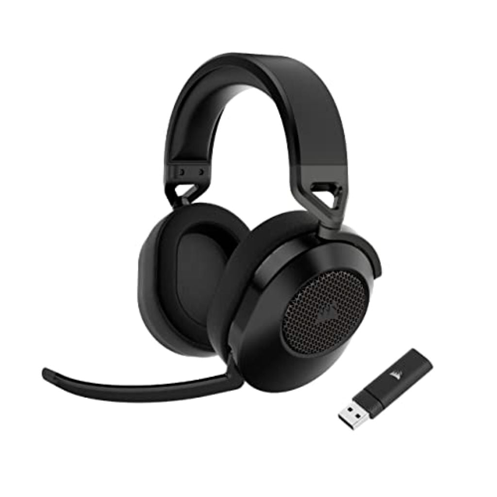Corsair HS65 Wireless Gaming Headset Low Latency 2.4GHz, 7.1 Surround Sound - Carbon