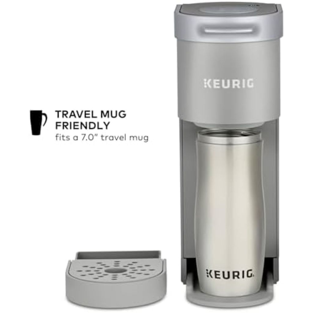 Keurig K-Mini Single Serve Coffee Maker, 6 to 12oz Brew size, with Cord Storage - Studio Gray