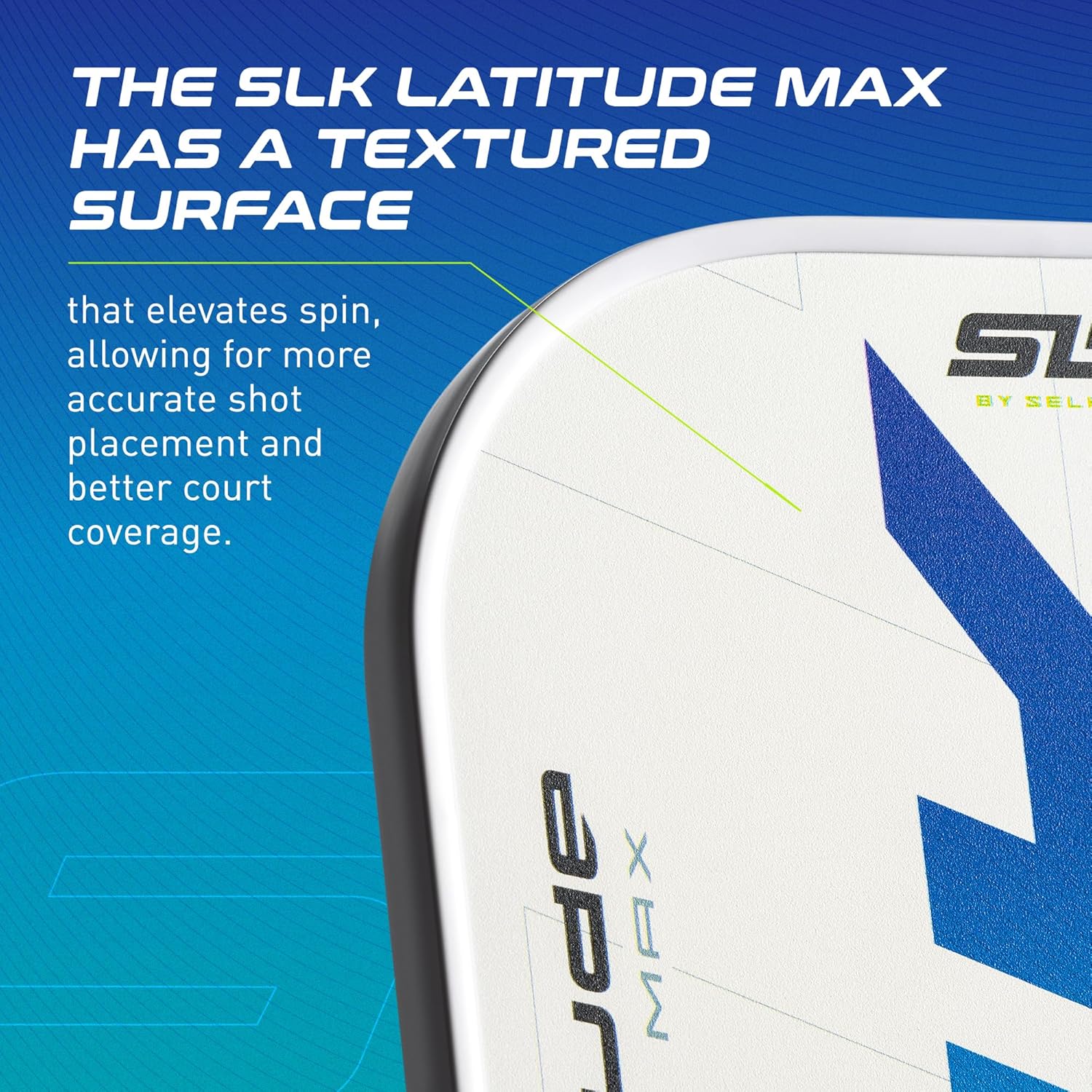 Selkirk SLK Latitude Max Pickleball Paddle - Oasis Blue