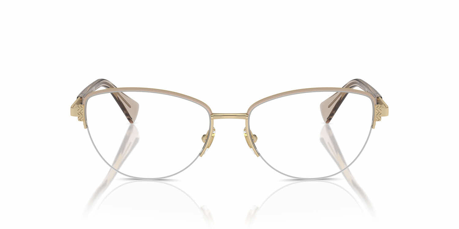 Ralph by Ralph Lauren Women's RA6059 9116 Eyewear Frames - Shiny Pale Gold, 56/16/145