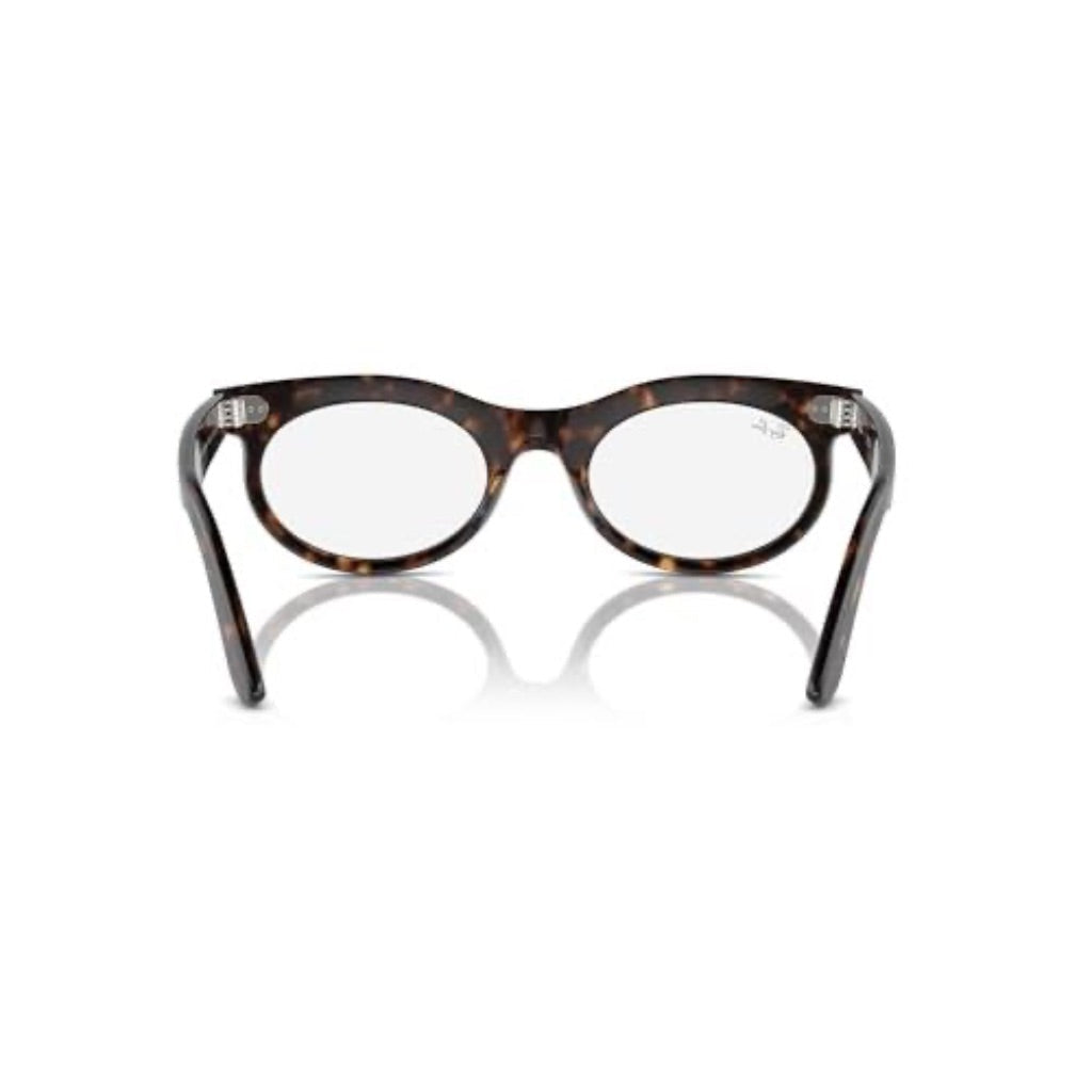 Ray-Ban Unisex Adult RB2242F Wayfarer Oval Asian Fit 902/GI Eyewear Frames - Havana, 53/22/150