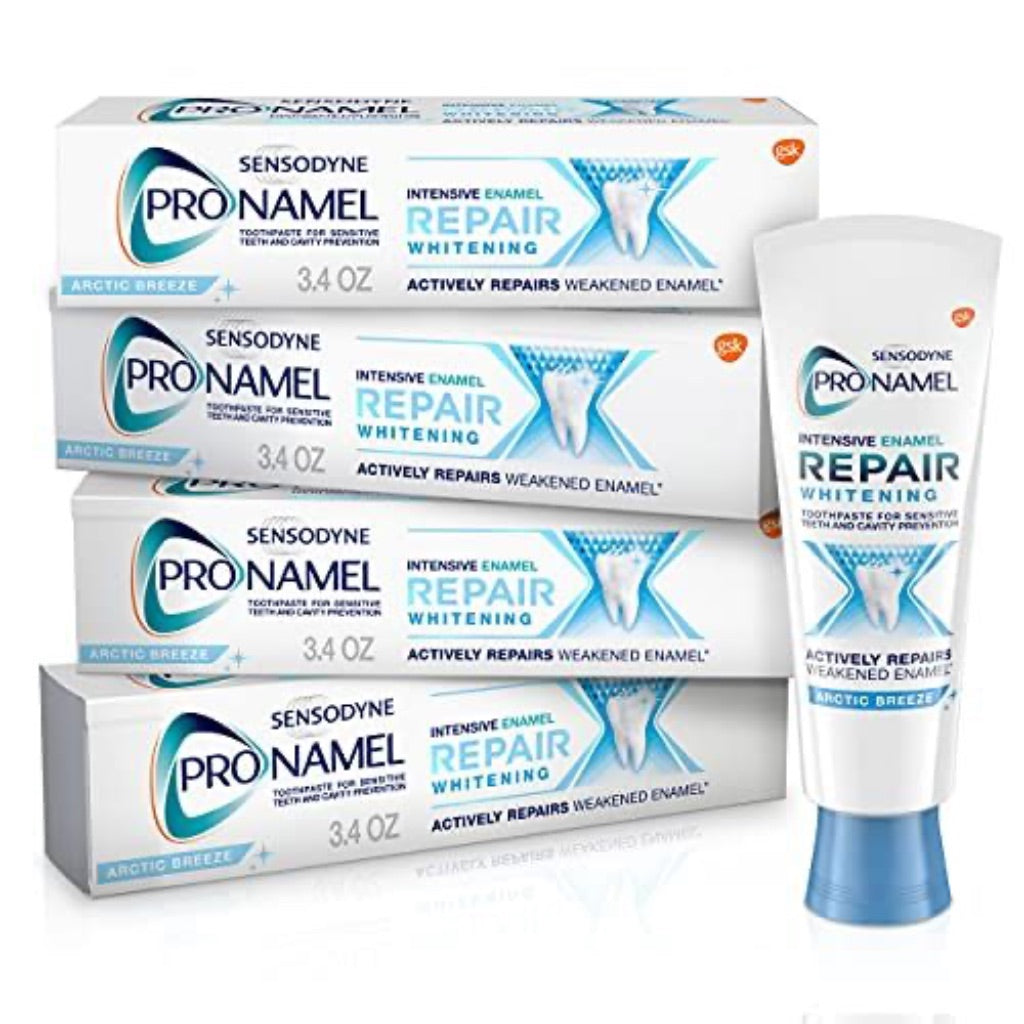 Sensodyne Pronamel Intensive Enamel Repair Toothpaste for Sensitive Teeth - 3.4oz (4 Pack)