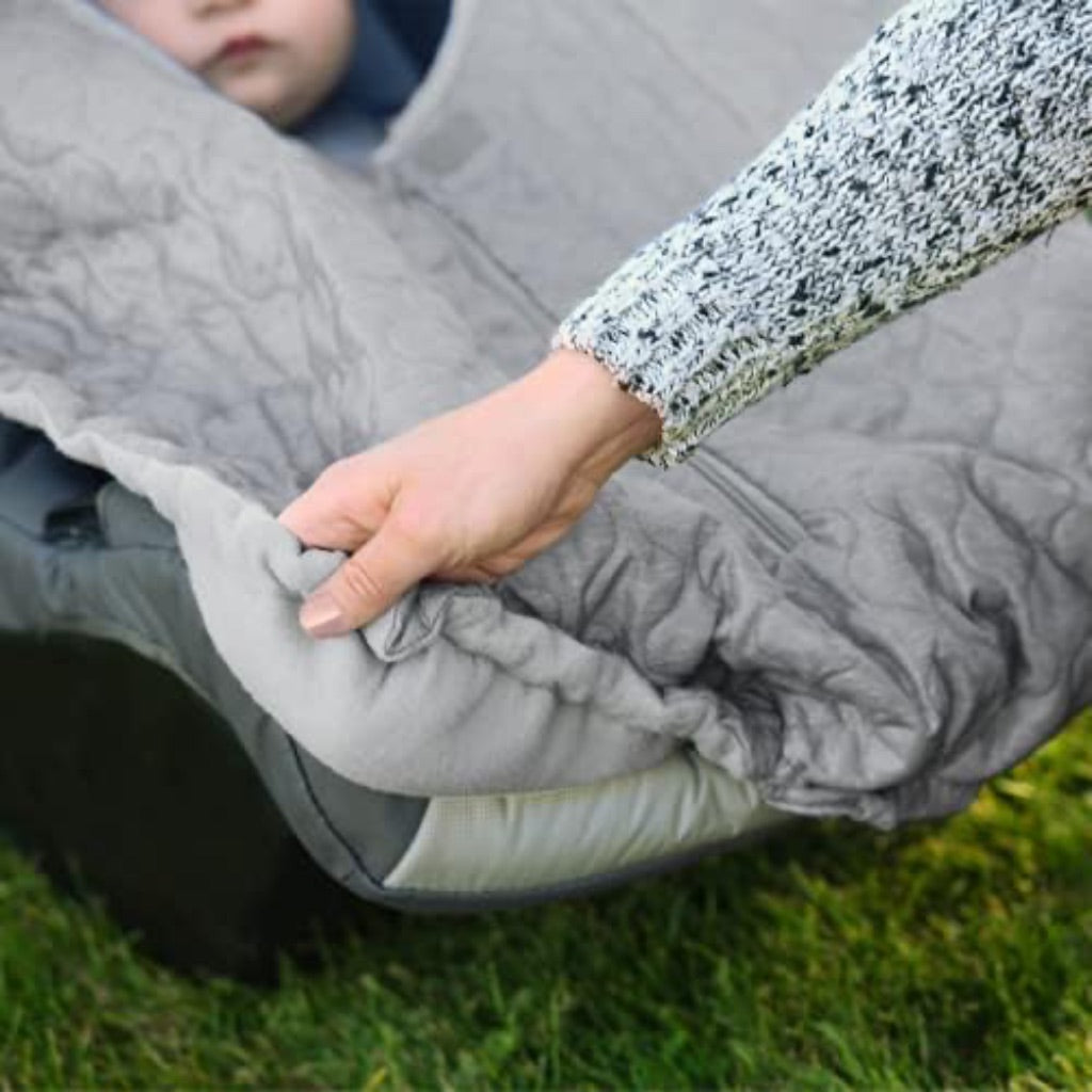 Travel Bug Winter Car Seat Cover - Heather Gray