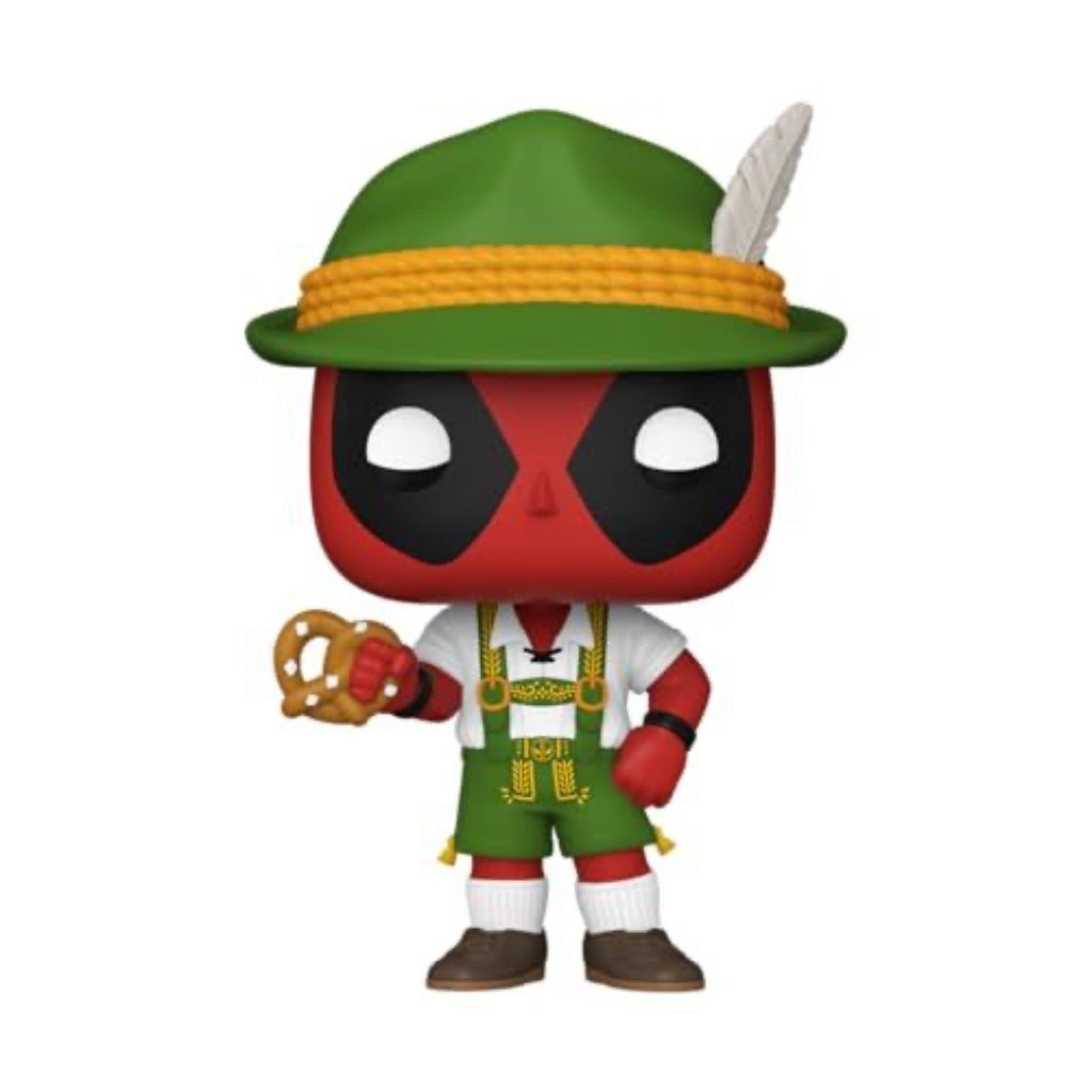 Funko Pop! Marvel: Deadpool - German Beer Fest Server - Lederhosen - Collectable Vinyl Figure - Gift Idea - Official Merchandise - Toys for Kids & Adu