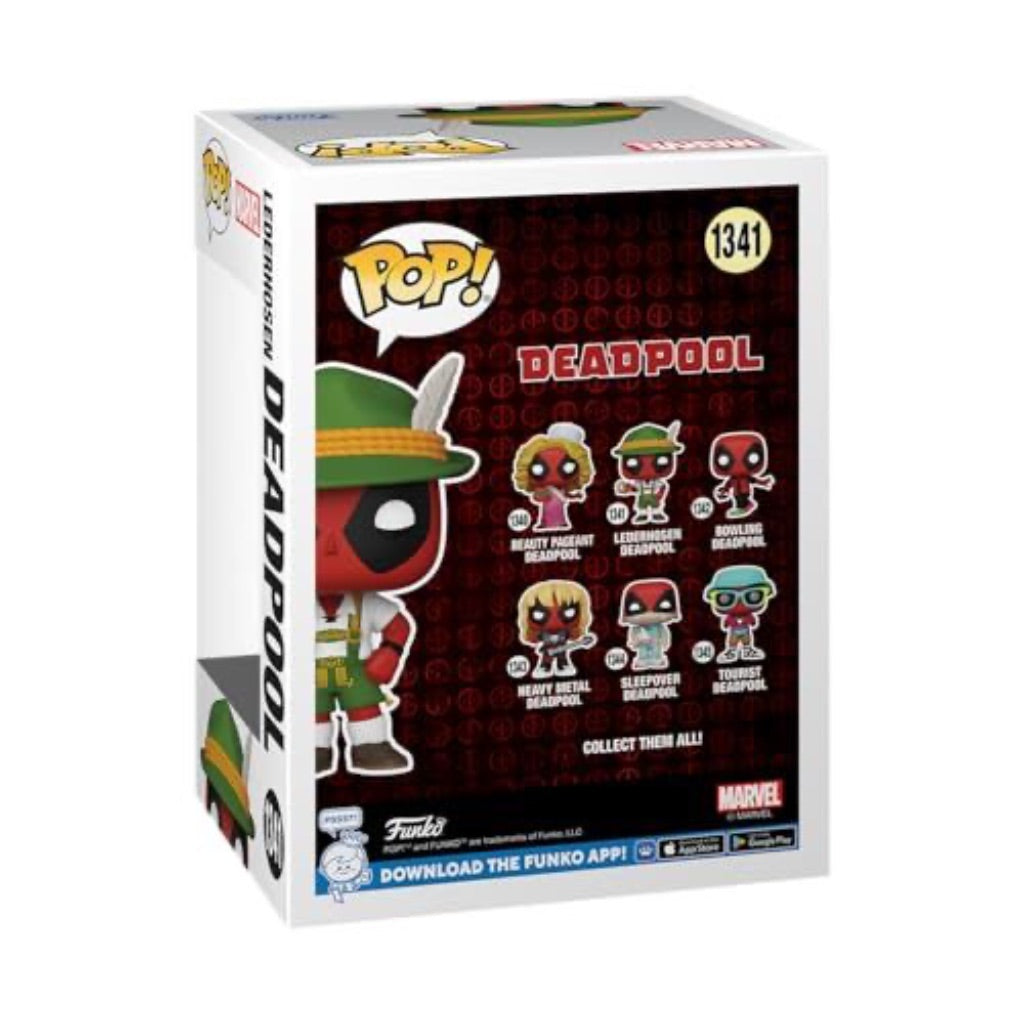 Funko Pop! Marvel: Deadpool - German Beer Fest Server - Lederhosen - Collectable Vinyl Figure - Gift Idea - Official Merchandise - Toys for Kids & Adu