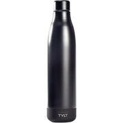 TYLT All-in-One Stainless Steel Water Bottle & 5700 MAH Portable Power Bank - Black, 17oz