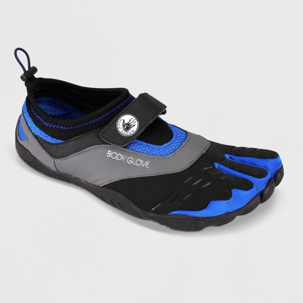 Body Glove Men's 3T Barefoot Max Water Shoes - Black/Dazzling Blue, Size 12