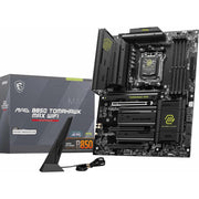 MSI MAG B850 Tomahawk MAX WiFi V1 Motherboard, ATX - Supports AMD Ryzen 9000/8000 / 7000 Processors, AM5-80A SPS VRM, DDR5 Memory Boost 8400+ MT/s (OC), PCIe 5.0 x16, M.2 Gen5, Wi-Fi 7, 5G LAN