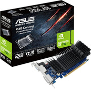 Asus NVIDIA GeForce GT 730 Graphic Card, 2 GB GDDR5, Low-Pro, 902 MHz Core, 64 Bit