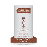 Native Aluminum-Free Whole Body Deodorant Stick - Coconut & Vanilla, 2.3 oz.