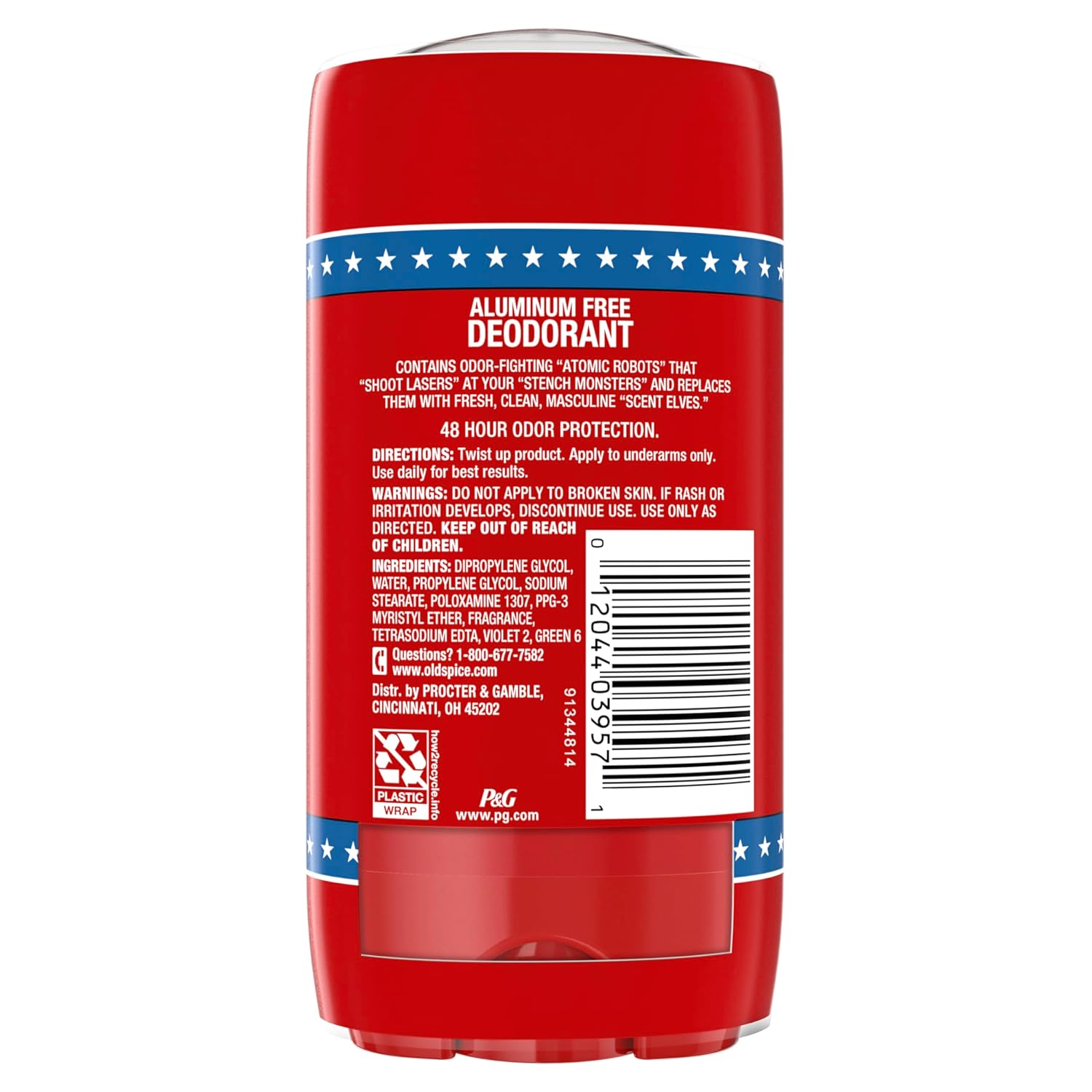 Old Spice Aluminum Free High Endurance Deodorant for Men, Fresh Scent, 3oz - 2 Pack