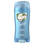 Secret Women's Invisible Solid Antiperspirant Deodorant, Coconut, 2.6 oz