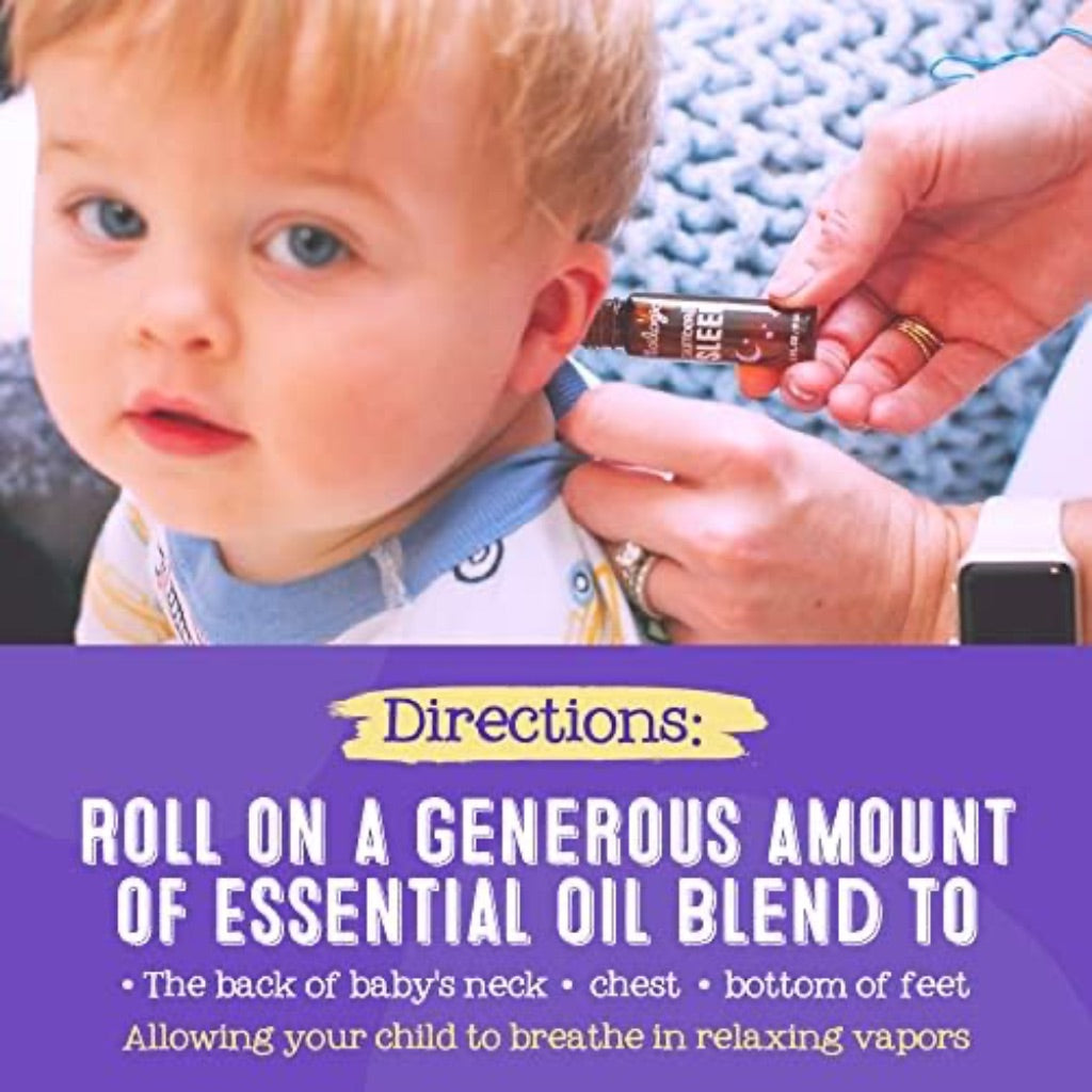 Oilogic Baby Slumber & Sleep Essential Oil Vapor Roll-On for Babies & Toddlers - 0.3 Fl Oz