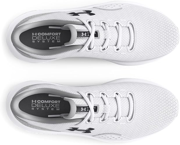Under Armour Men's Charged Surge 4 Running Shoes - White/Halo Gray, Size 10