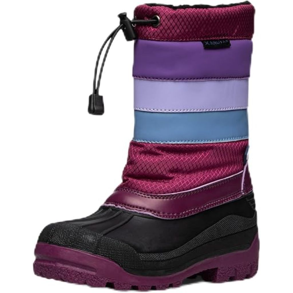 Arctix Big Kid's Child Patrol Winter Boots - Plum, Size 5 Big Kid